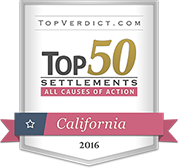 TopVerdict.com Top 100 Jury Verdicts All Practice Areas, California 2016