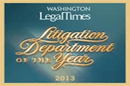 Washington Legal Times Litigation Department Of The Year
