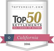 TopVerdict.com Top 100 Jury Verdicts All Practice Areas, California 2016